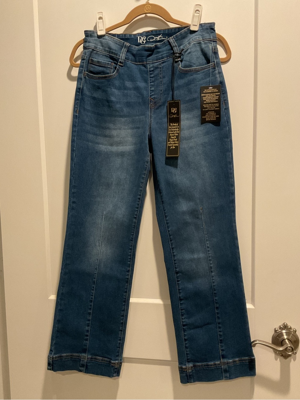 NWT Diane Gilman DG2 Pull-On Blue Jeans Size 6 Petite